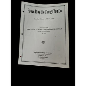 Bundle of sheet music